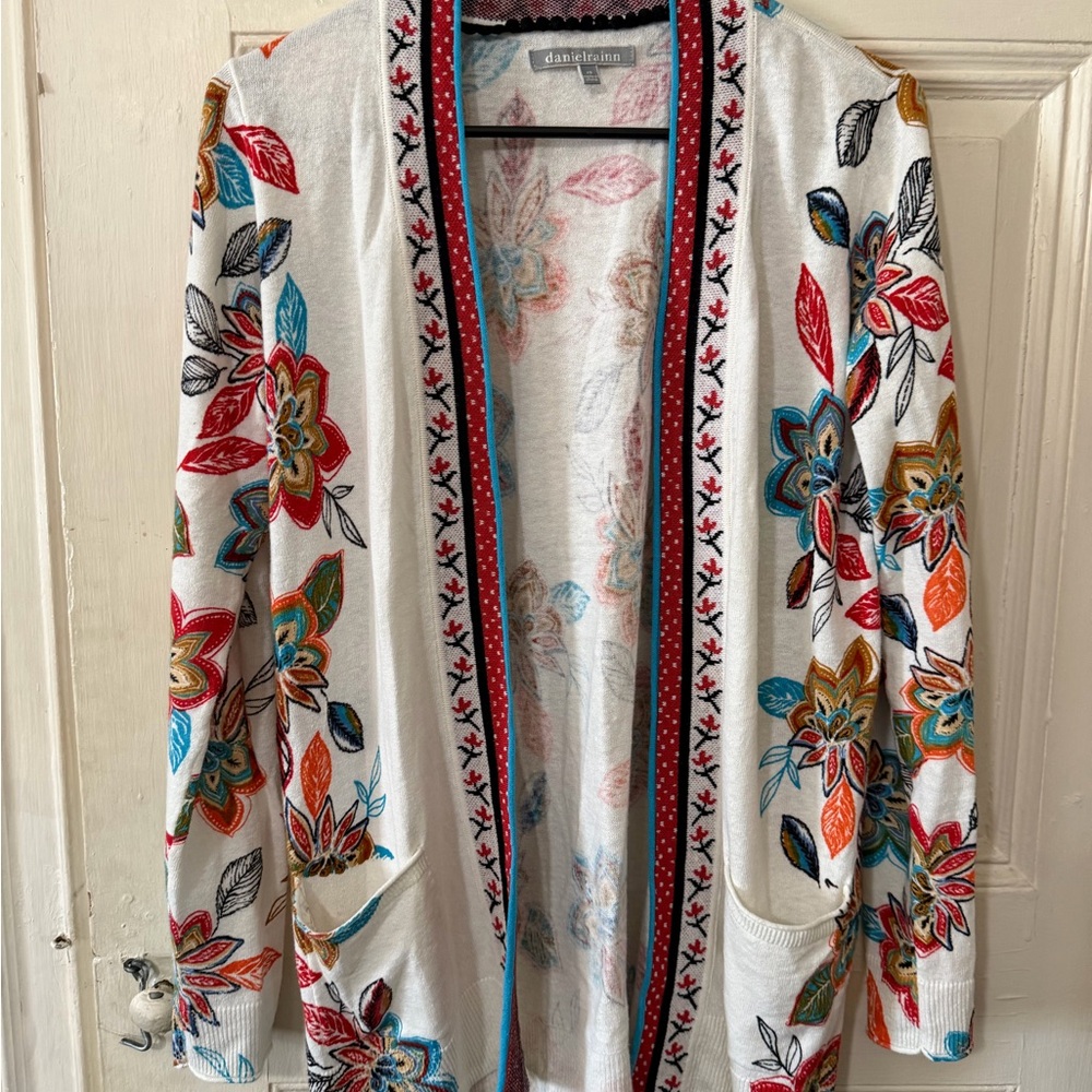 Daniel Rainn Women's Floral Cardigan - Multicolor